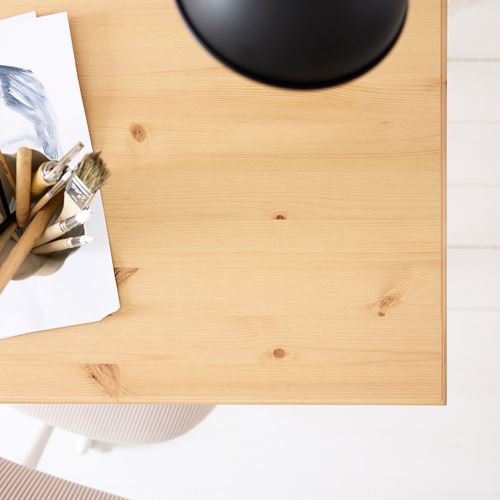 IKEA - BOLLPOJKE, çalışma masası, çam-beyaz, 90x55 cm