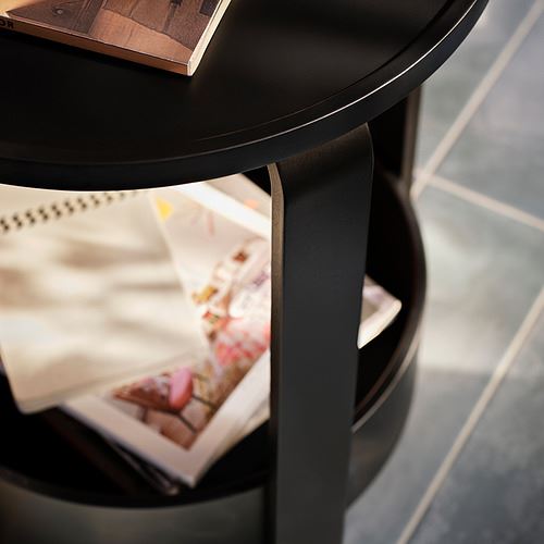 IKEA - BORGEBY, side table, black, 46 cm
