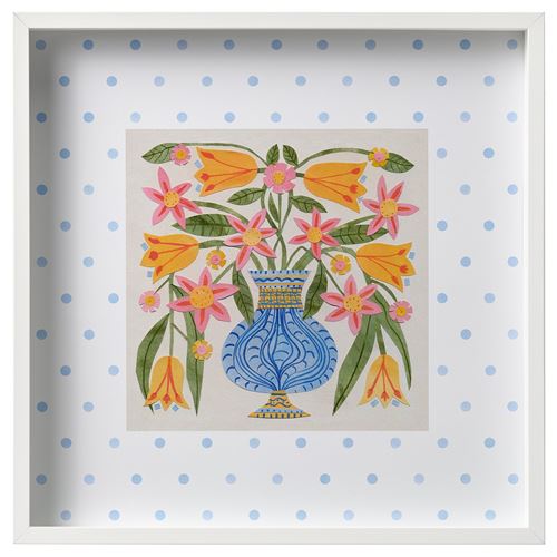 IKEA - SANNAHED, çerçeveli poster, çok renkli, 50x50 cm