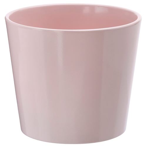 IKEA - SOJABÖNA, toprak saksı, açık pembe, 12 cm
