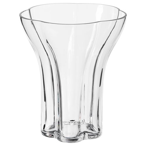 IKEA - DOFTRIPS, vase, transparent glass, 18 cm