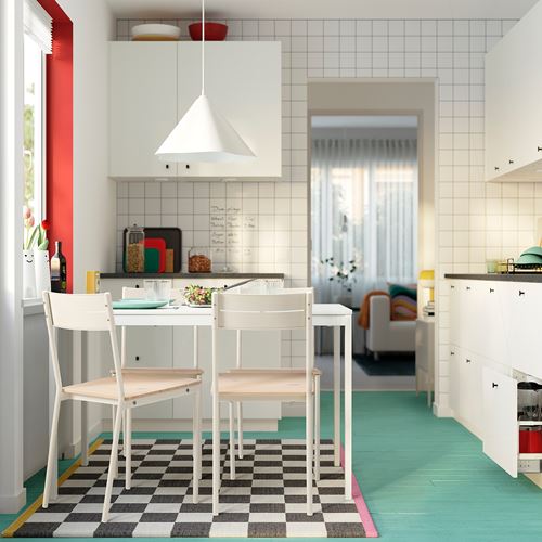 IKEA - BUSLATT, sandalye, beyaz-çam