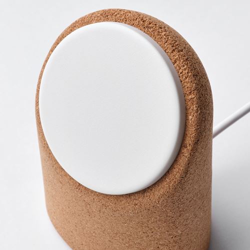 IKEA - VASTMARKE, kablosuz şarj standı, beyaz, 12x8x7 cm