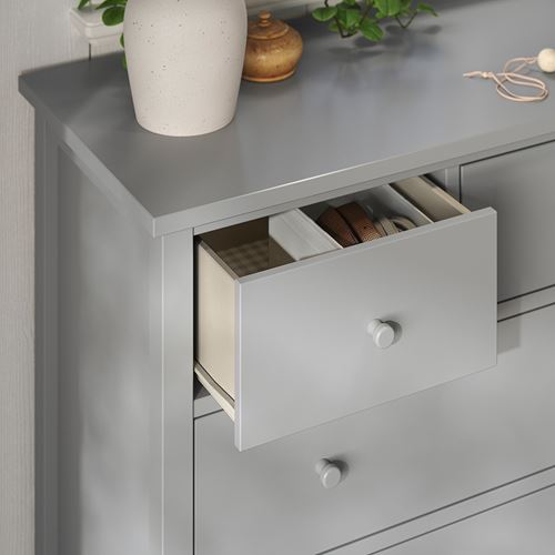 IKEA - GULLABERG, 8 çekmeceli şifonyer, gri, 168x48x100 cm