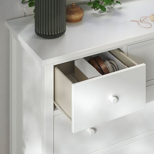 IKEA - GULLABERG, chest of 8 drawers, white, 168x48x100 cm