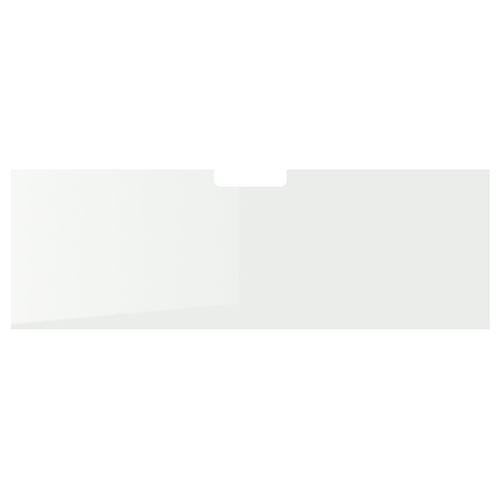IKEA - BESTA, top panel, glass/white, 120x40 cm