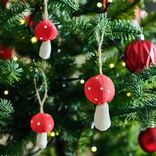 IKEA - VINTERFINT, tree ornament, red