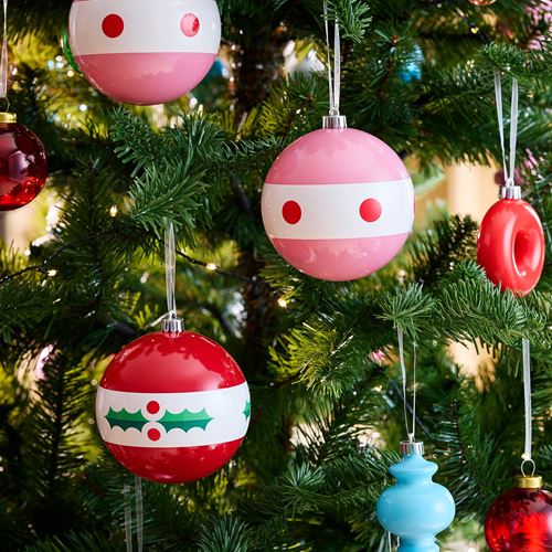 IKEA - VINTERFINT, tree ornament, multicolour, 10 cm