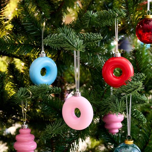IKEA - VINTERFINT, tree ornament, multicolour, 7 cm