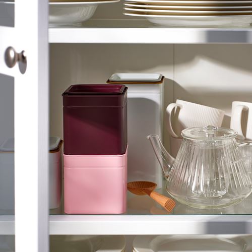 IKEA - BLOMNING, food storage box, off white, 10x10x10 cm