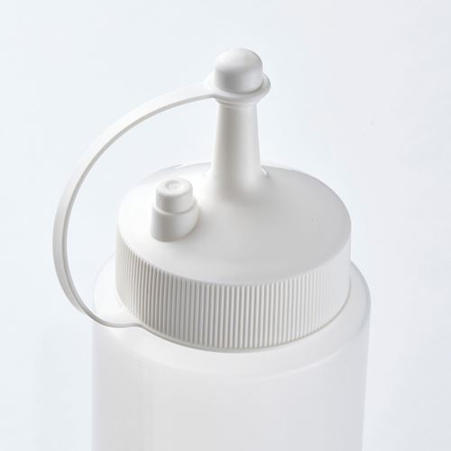 IKEA - GRILLTIDER, sos şişesi, beyaz-şeffaf, 200 ml