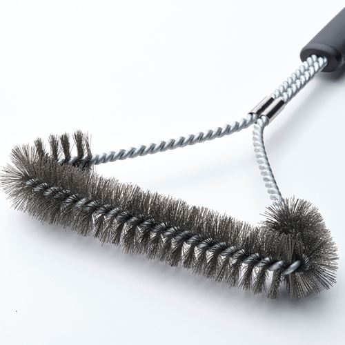 IKEA - GRILLTIDER, barbekü-ızgara temizleme fırçası, paslanmaz çelik-siyah, 35 cm