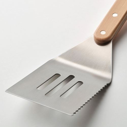 IKEA - GRILLTIDER, barbekü gereçleri seti, paslanmaz çelik-kayın