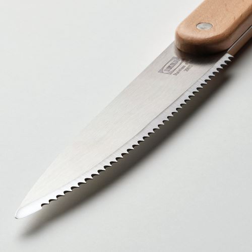 IKEA - GRILLTIDER, barbekü gereçleri seti, paslanmaz çelik-kayın