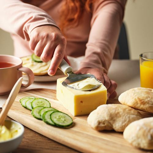 IKEA - UPPFYLLD, cheese slicer, off white, 20 cm