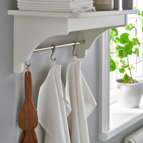 IKEA - RÖDSPATTA, kurulama bezi, beyaz, 45x60 cm