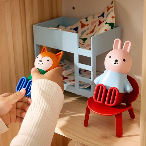 IKEA - HUSET, doll's furniture, living-room, multicolour