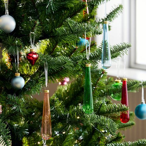 IKEA - VINTERFINT, tree ornament, multicolour, 14 cm