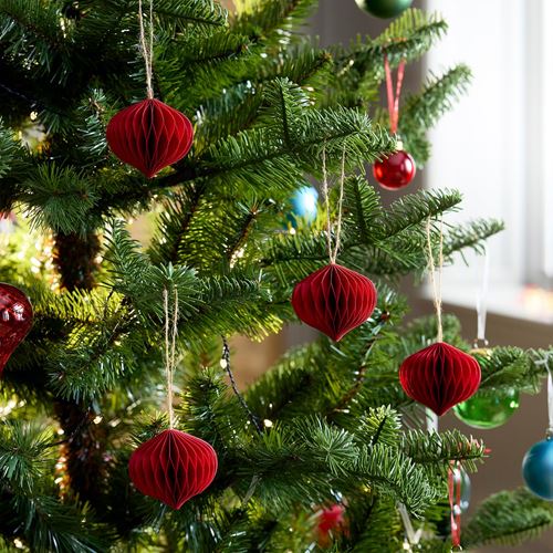 IKEA - VINTERFINT, tree ornament, dark red, 6 cm