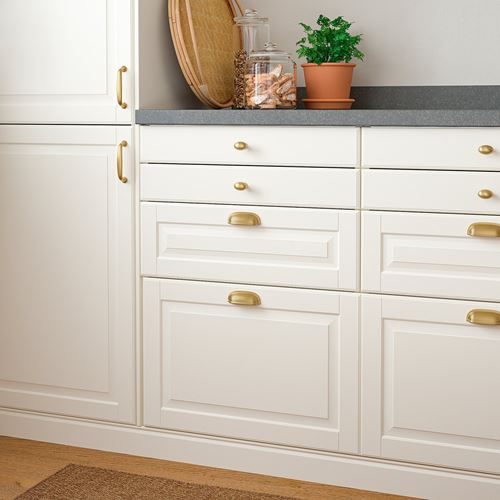 IKEA - ENERYDA, topuz, pirinç rengi, 35 mm