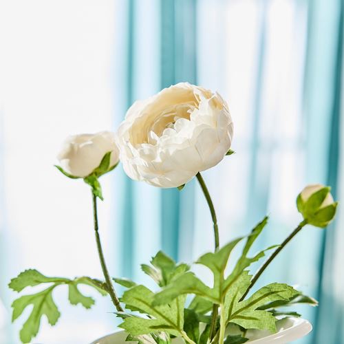 IKEA - SMYCKA, artificial flower, white, 52 cm