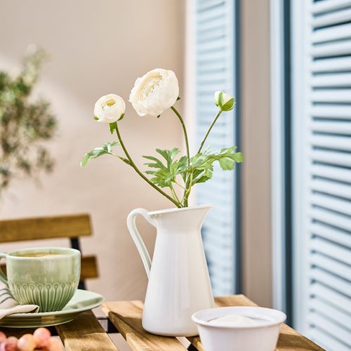 IKEA - SMYCKA, artificial flower, white, 52 cm