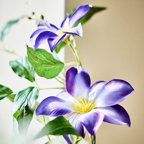 IKEA - SMYCKA, yapay çiçek, mavi-siyah, 97 cm