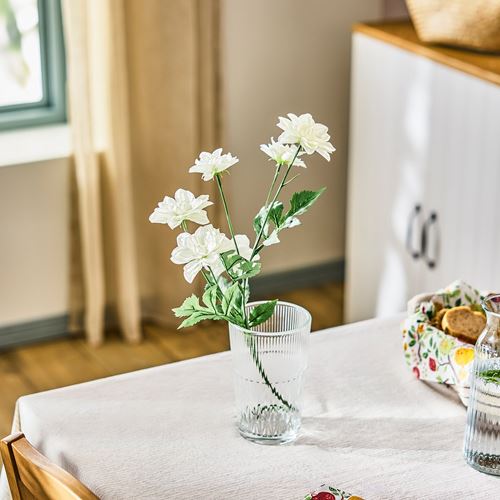 IKEA - SMYCKA, artificial flower, white, 66 cm