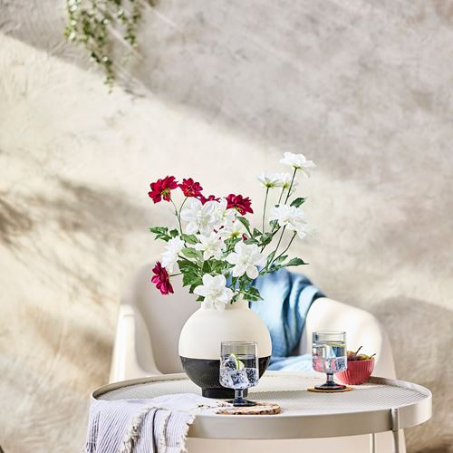 IKEA - SMYCKA, artificial flower, white, 66 cm