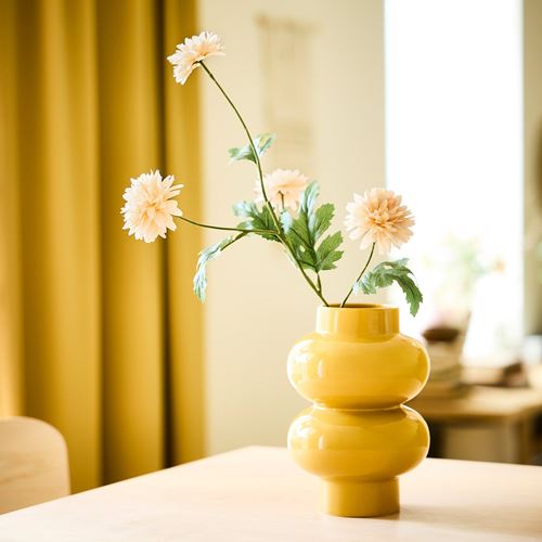 IKEA - SMYCKA, artificial flower, white, 71 cm