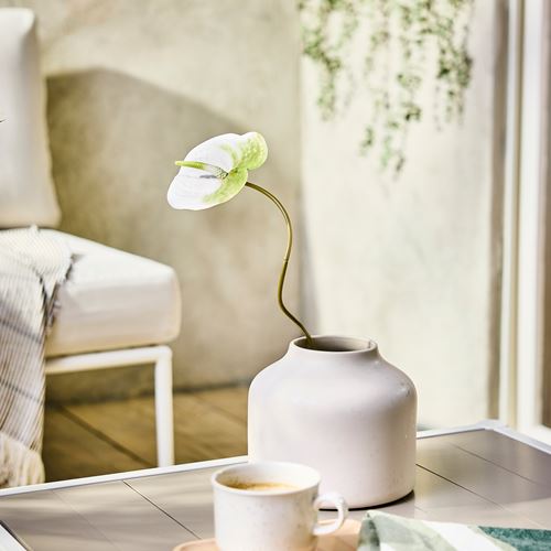 IKEA - SMYCKA, yapay çiçek, beyaz, 66 cm