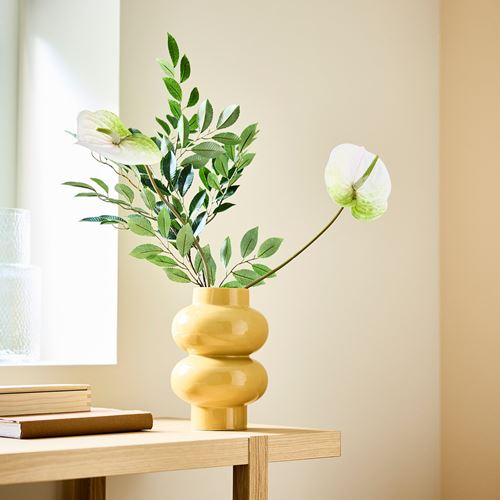 IKEA - SMYCKA, yapay çiçek, beyaz, 66 cm