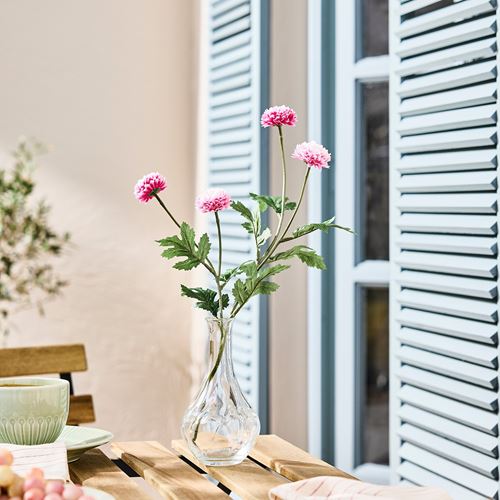 IKEA - SMYCKA, artificial flower, pink, 75 cm