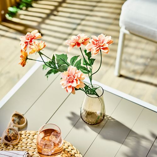 IKEA - SMYCKA, artificial flower, orange, 66 cm