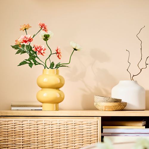 IKEA - SMYCKA, artificial flower, orange, 66 cm