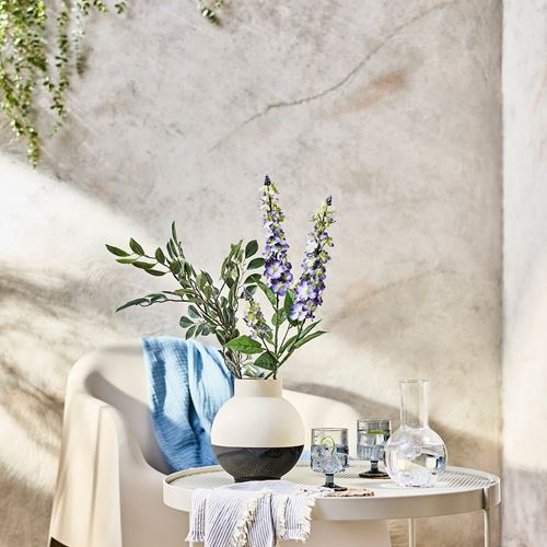 IKEA - SMYCKA, yapay çiçek, mavi, 79 cm