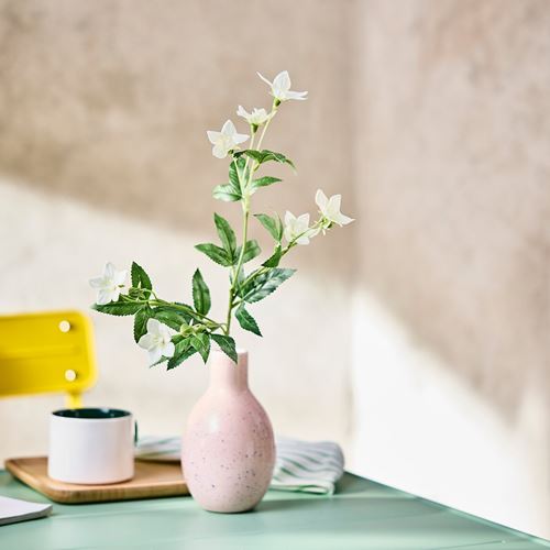 IKEA - SMYCKA, artificial flower, white, 60 cm