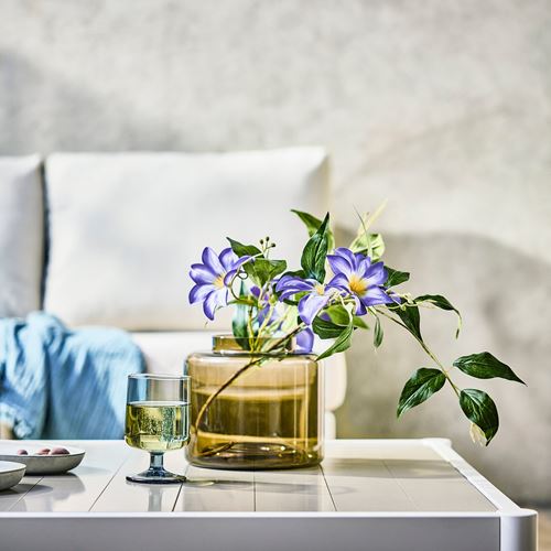 IKEA - SMYCKA, yapay çiçek, mavi-siyah, 97 cm