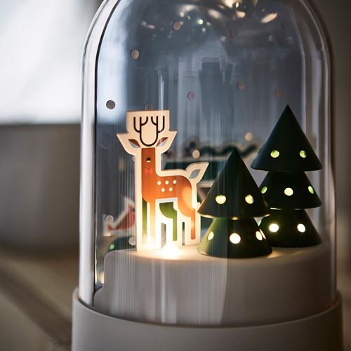 IKEA - STRALA, LED'li dekoratif aydınlatma, çok renkli, 17.5 cm