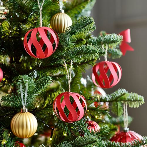 IKEA - VINTERFINT, tree ornament, red, 8 cm
