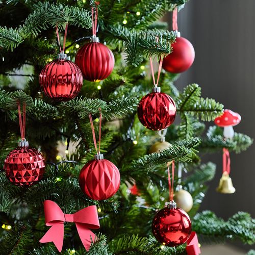 IKEA - VINTERFINT, tree ornament, red, 7 cm