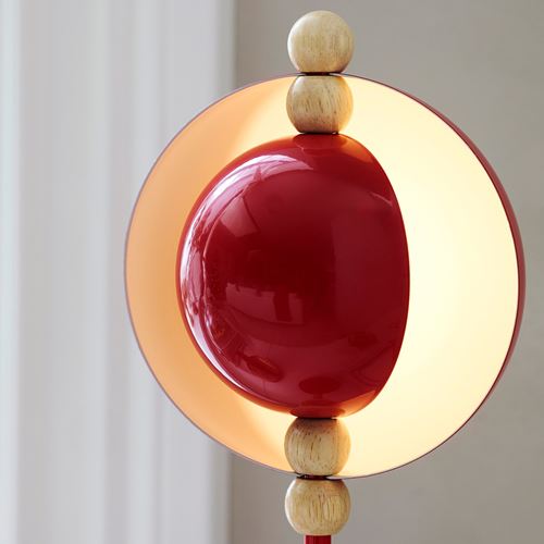 IKEA - STRALA, LED'li dekoratif aydınlatma, kırmızı, 39 cm