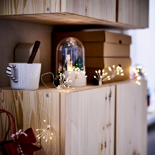 IKEA - STRALA, aydınlatma zinciri, beyaz, 3.2 m