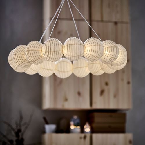 IKEA - STRALA, LED sarkıt lamba, beyaz, 66 cm