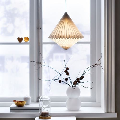 IKEA - STRALA, abajur başlığı, beyaz, 32 cm