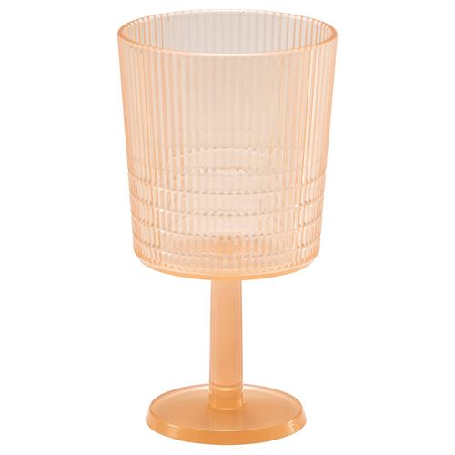 IKEA - KALLSINNIG, wine glass, plastic-orange, 32 cl
