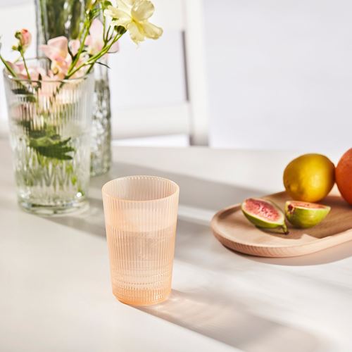 IKEA - KALLSINNIG, bardak, plastik-turuncu, 38 cl