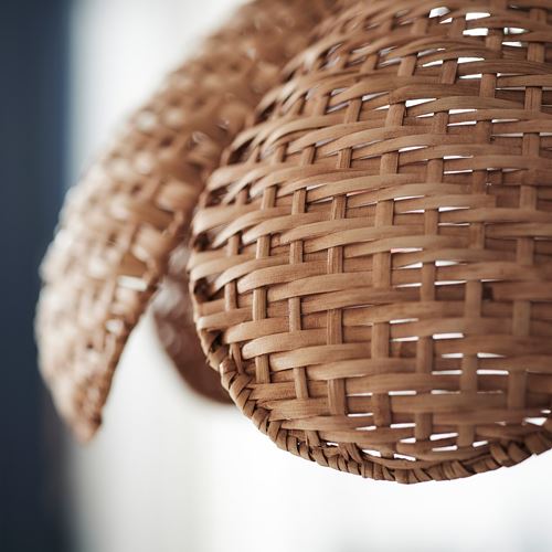 IKEA - SANDKORN, sarkıt lamba abajur başlığı, rattan, 45 cm