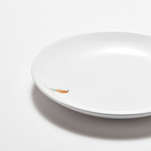 IKEA - SPJUTLILJA, tatlı tabağı seti, desenli, 20 cm