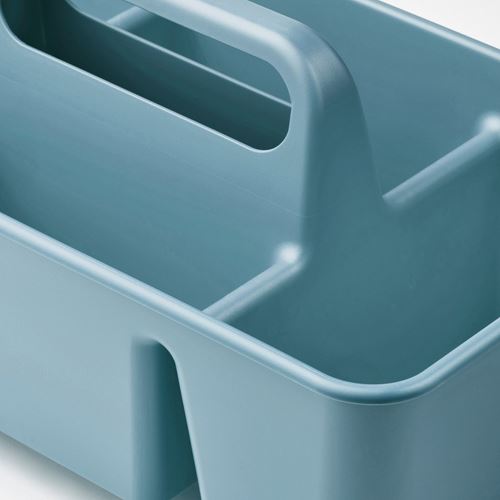 IKEA - STACKSTOD, masaüstü düzenleyici, gri-mavi, 32x18x16 cm